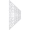 Ekena Millwork Set of Four Panels for 94 1/2"W x 28 1/4"H Harlingen Fretwork Wainscot Wall Paneling WPKP14X01X47GLN - alternate 4